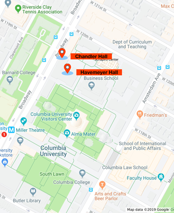 Map of new Disability Services testing center to go live in Summer 2019, Spring 2020