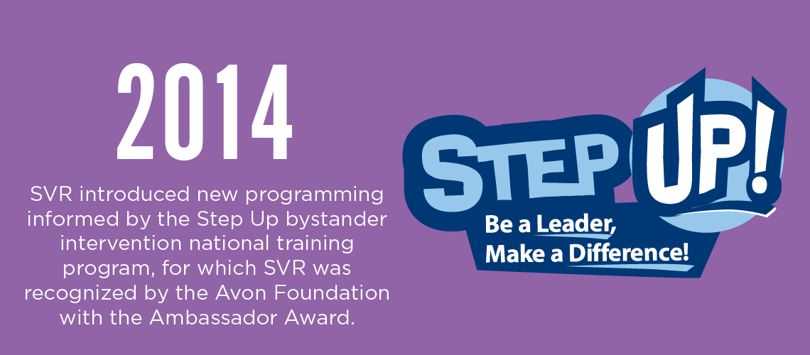 In 2014, SVR introduced bystander intervention programming
